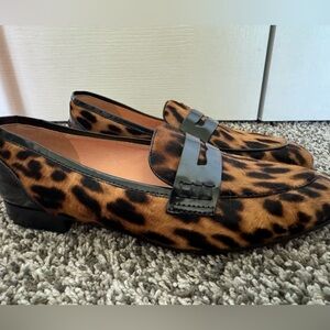 J.CREW leopard calf hair shoe ~ size 7